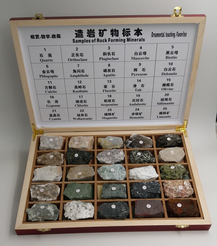 25种造岩矿物